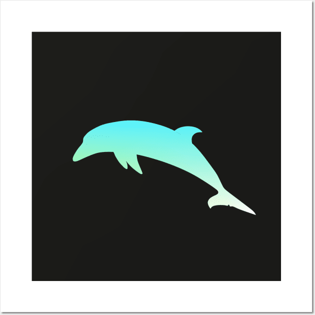 Dolphin Wall Art by mypointink